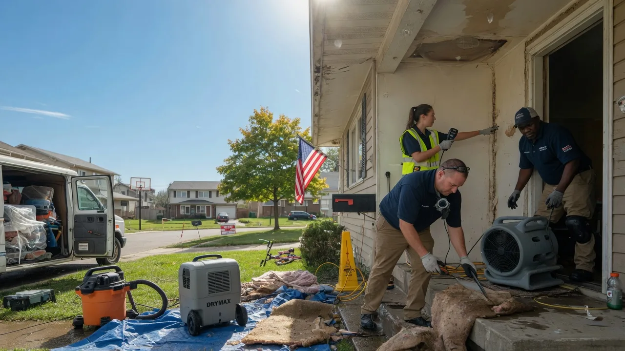 Water Damage Restoration in Petersburg, IL near me